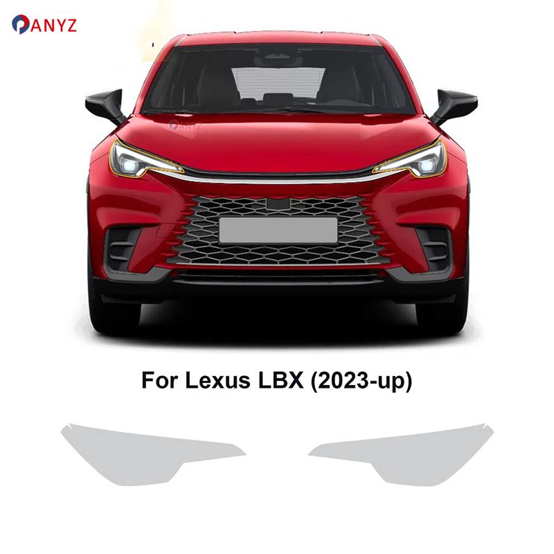 Pro Lexus LBX 2024 2025 Ochranná fólie na světlomety zpětná zrcátka sloupky B C Samolepka TPU PPF Předřezané doplňky Průhledné