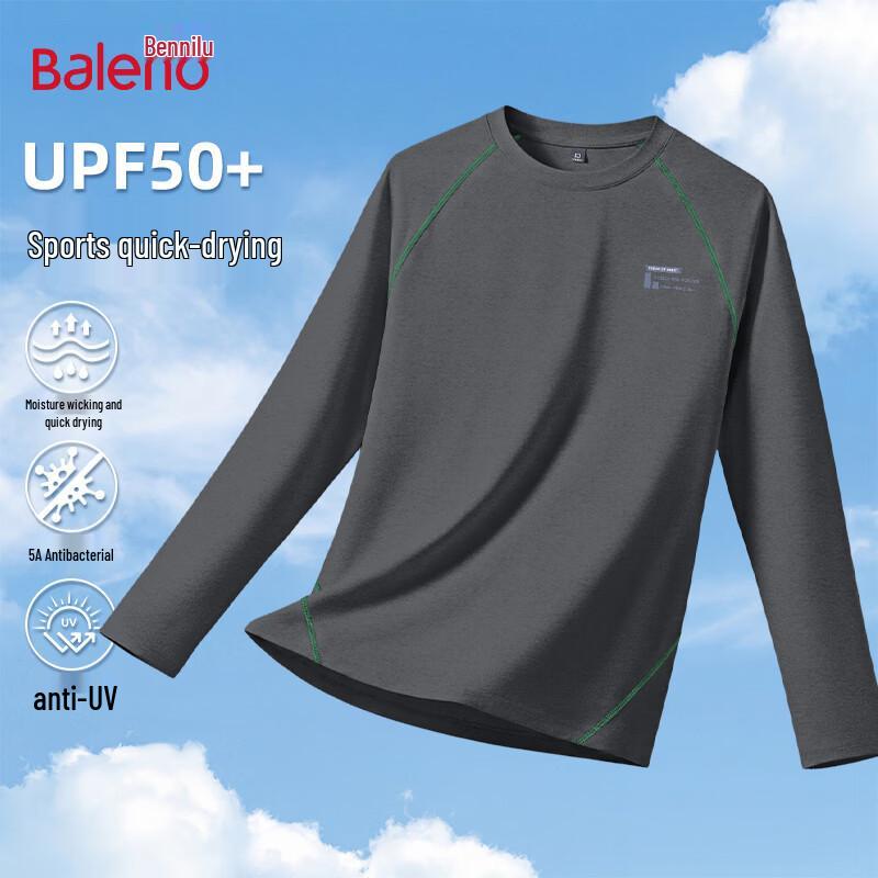 Baleno Men's Long-Sleeve Sports Crew Neck T-Shirt