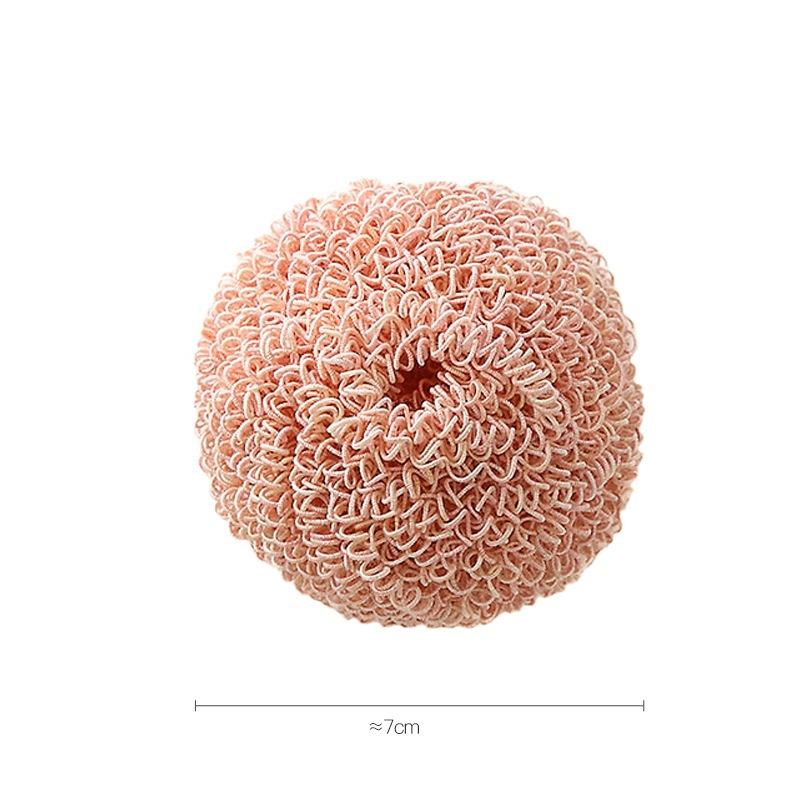 Household Cleaning Tool Eggshell Chicken Shape Kitchen Scrub Dish Brush Palm-Held Non-Scratch Dish Scrubber With Scouring Pads
