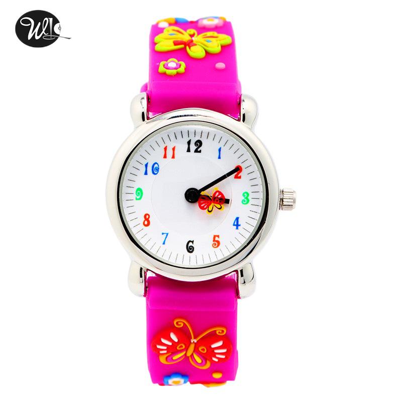 Butterfly Children's Quartz Cartoon Watch for Girls