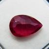 Natural Red Ruby Loose Gemstone 5.00 ct Pear Shape for Jewelry Making and Gem Collections