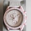 Swatch X Omega Bioceramische Maanmissie Naar Venus Unisex Horloges Wit SO33P100