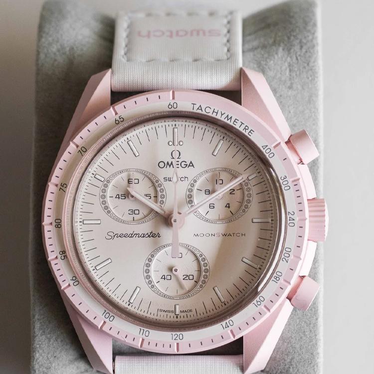 Swatch X Omega Bioceramische Maanmissie Naar Venus Unisex Horloges Wit SO33P100