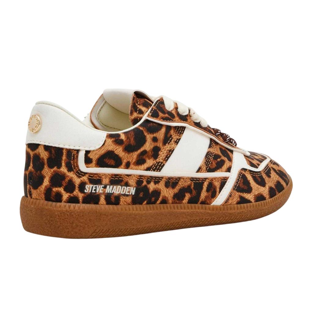 Steve Madden Womens/Ladies Augustine Leopard Print Trainers