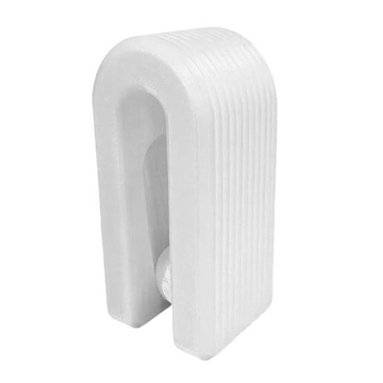 3D Printed Towel Hook Vertical Grain U-Shaped Appearance Adhesive Installation Automatic Locking Hook