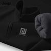 JEEP SPIRIT Herren Halb-Zip Fleecegefüttertes Sweatshirt