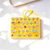 Kawaii 26-Key Mechanical Keyboard Keychain Press Button Stress Relief Fidget Pendant Bag Backpack Accessories Girl Gifts New