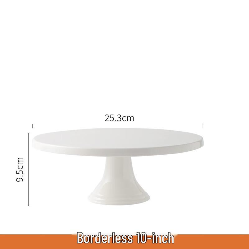 Ceramic High-Foot Dessert Display Tray