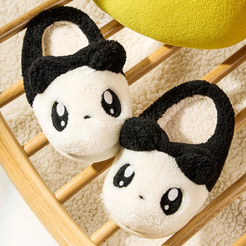 Children's Cotton Slippers Autumn and Winter Girls' Wool Slippers Boys Baby Non-slip Medium and Older Children's Shoes