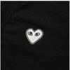 Comme Des Gar Ons Play White Heart Wappen V Neck Cardigan Ax N062 051