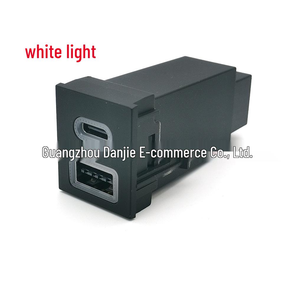 Toyota RAV4 Dual Schnell-Autoladegerät mit PD+QC3.0 und weißer LED