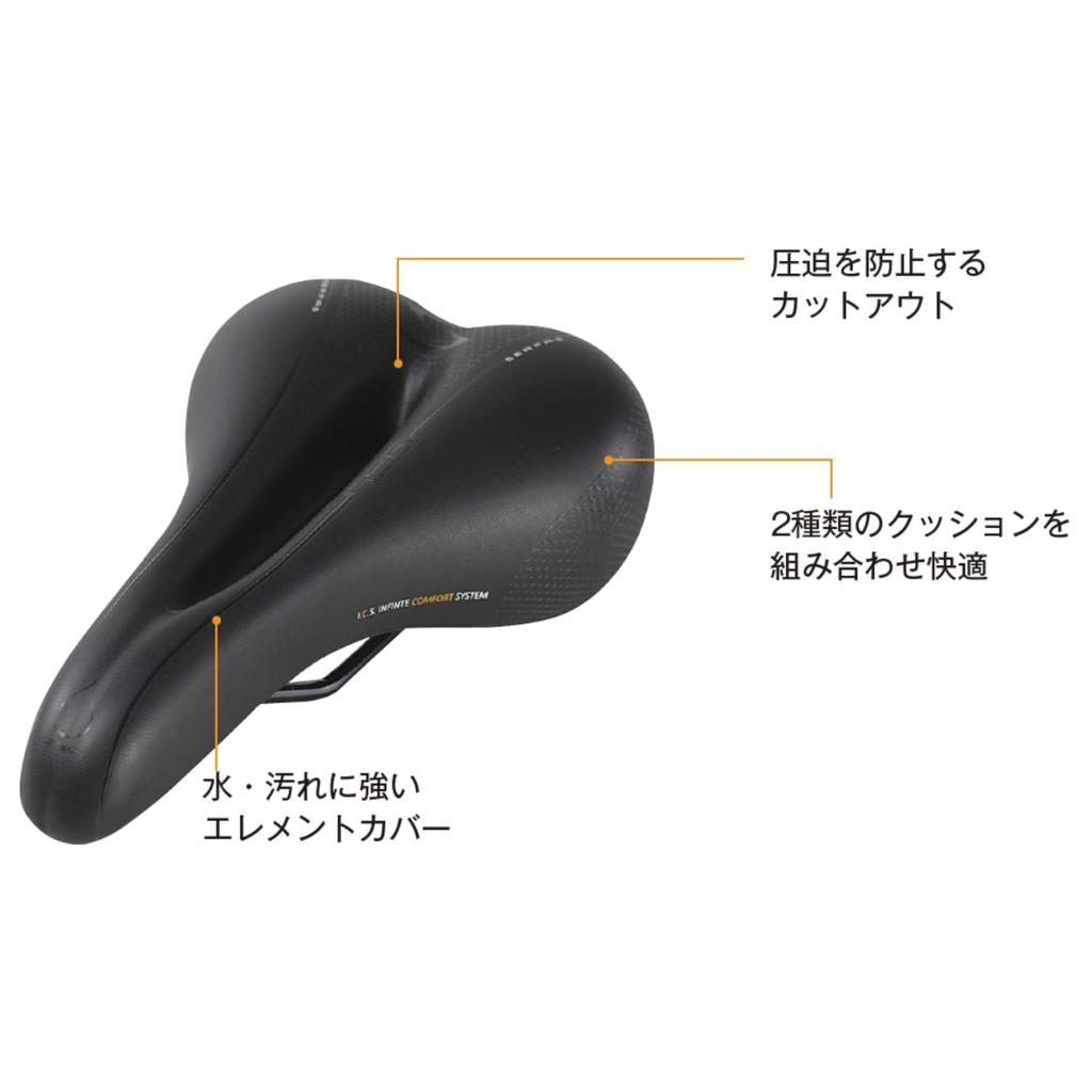 SERFAS Element Dual Density Saddle DDM-CTE