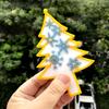 Shiny Glossy Christmas Tree Snowflake Ornaments Silicone Epoxy Resin Mold DIY Keychain Pendant for Valentine Gift