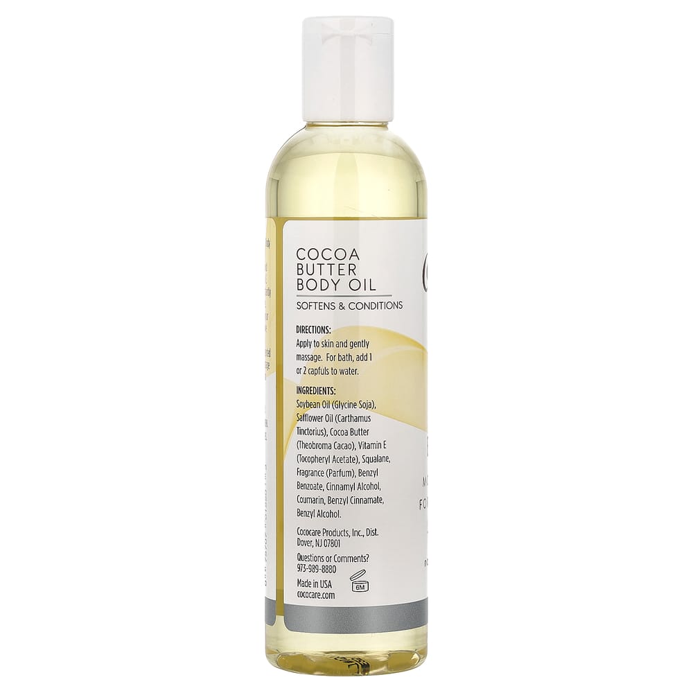 Cococare Cocoa Butter Body Oil 8.5 Fl Oz (250 Ml)