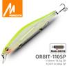 MEREDITH ORBIT-110SP Magnetic Minnow 110mm 16.5g Suspending Treble Hooks Pike Bass ORBIT-110SP