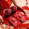 New Year Blessing Words Brocade Red Envelope Brocade Cloth Tassel Spring Festival 2025 Money Pocket HongBao Best Wishes