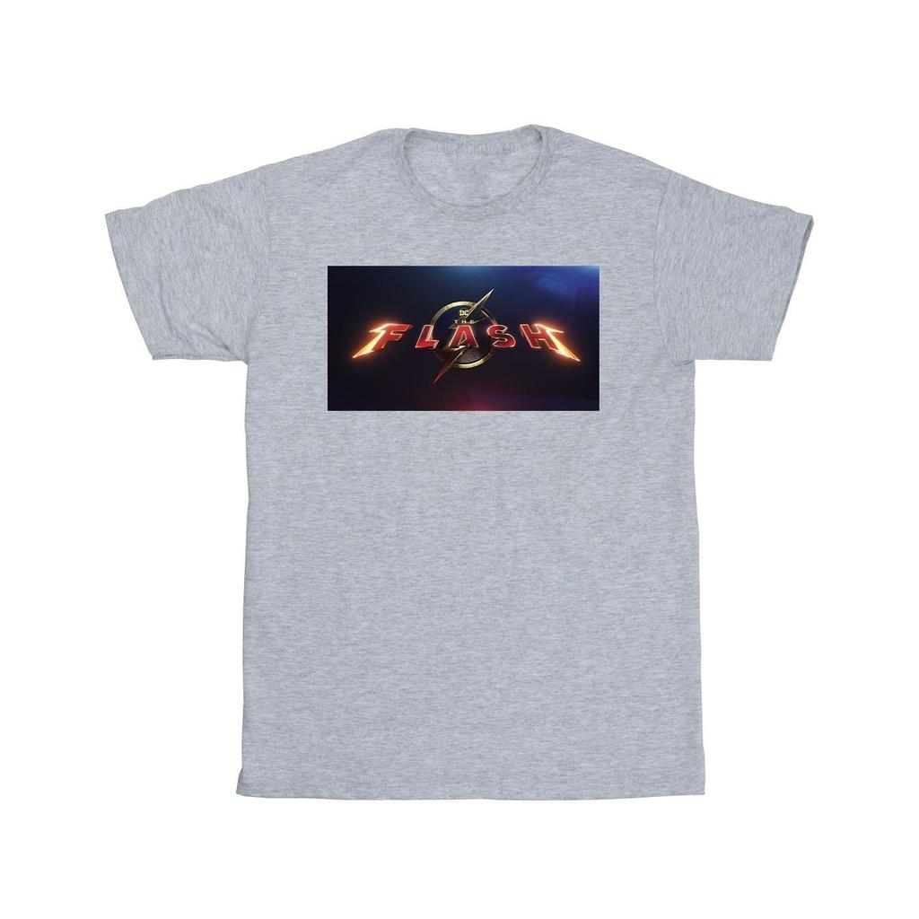 DC Comics Mens The Flash Movie Logo T-Shirt