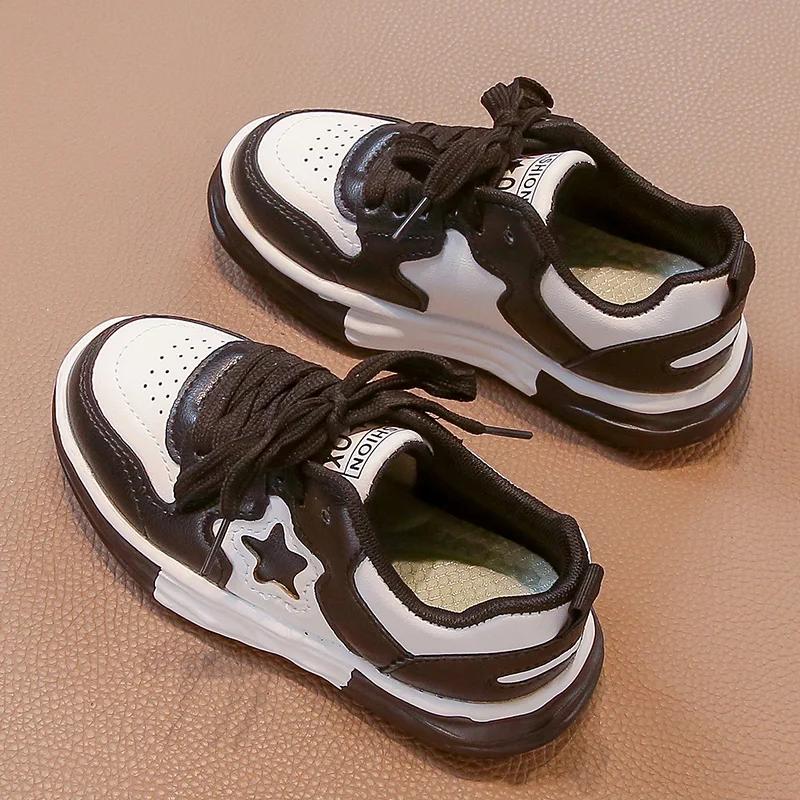 2024 Children Sports Shoes for Girls Boys Winter New Fashion Korean Style Soft Bottom Anti-slippery Versatile Chic Casual Shoes