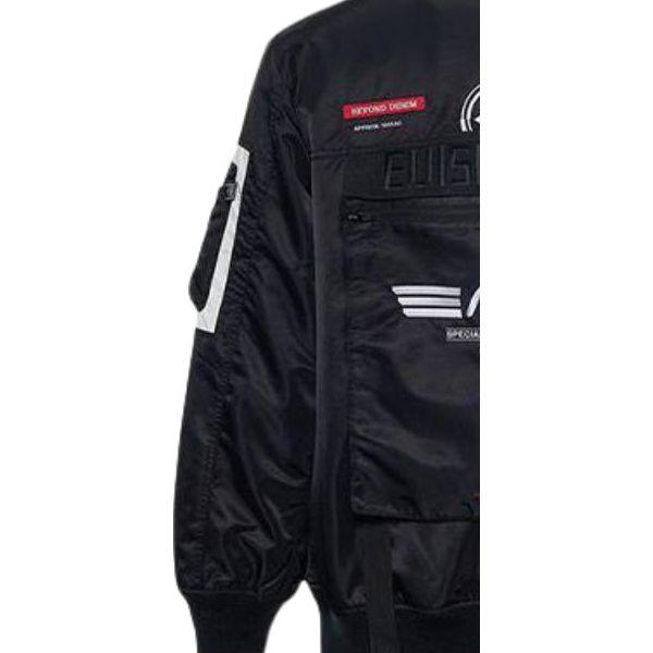 Evisu Seagull Embroidered Jacket Unisex Jacket Black 1EAALM9JK712XX