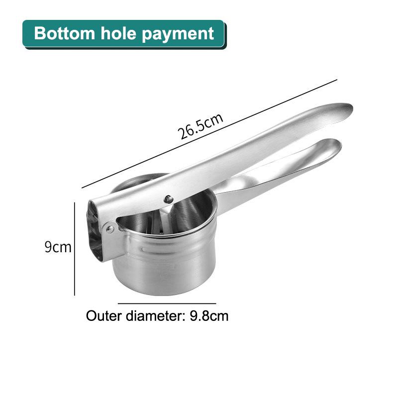 

Пресс для пюре, картофелемялка, нержавеющая сталь, для измельчения, пюрирования фруктов и овощей, соковыжималка, пресс, кухонный прибор, уличная посуда