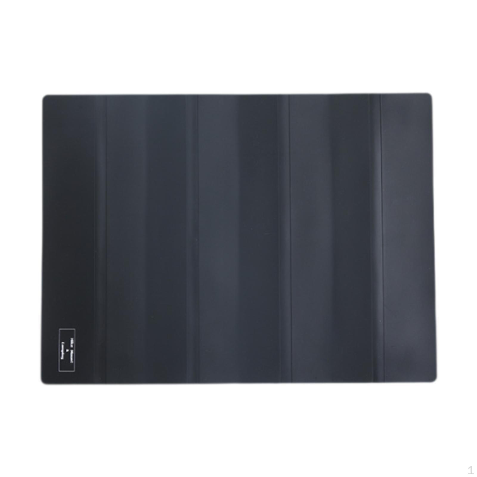 

Коврик для кемпинга, складной изоляционный силиконовый чехол, протектор для столешницы чёрный