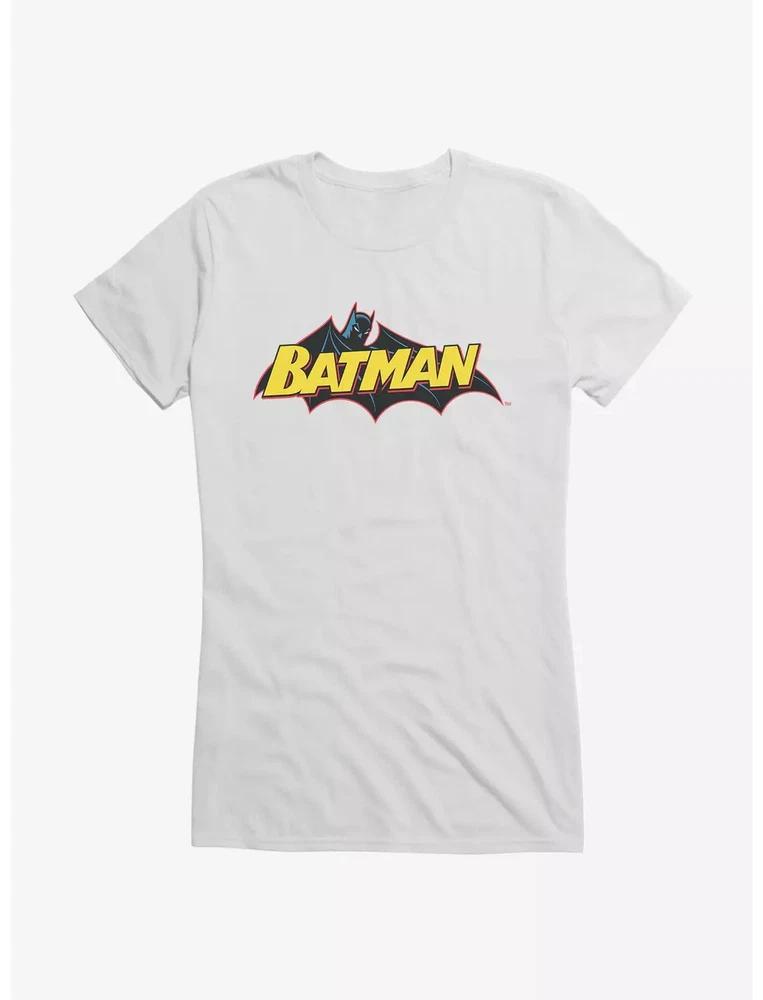 Comics BatUnisex Logo Cave White TShirt S