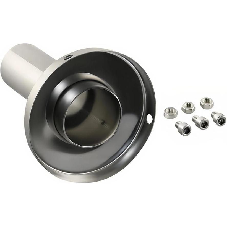 MGSTORM Universal Exhaust Muffler Tip Removable Silencer 3 Inch Stainless Steel Round Exhaust Muffler Tip Silence(76Mm) 3 inch