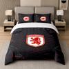 3Pcs Bedding SetMiddlesbrough FC Soft Bed Sheet and Two Pillowcases Home Bedroom Decor