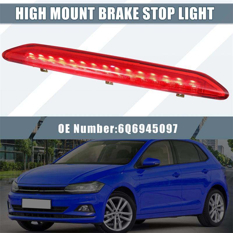 Car Third Brake Lamp High-Mount Stop Light For Vw Polo 9N 2002 2003 2004 2005 2006 2007 2008 2009 2010 6Q6945097 High Brakelight