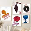 David Shrigley Wall Art, Music, Grape, Flower, Sunrise, Nordic Poster Prints, Canvas Paintings, Pictures for Living Room Decor