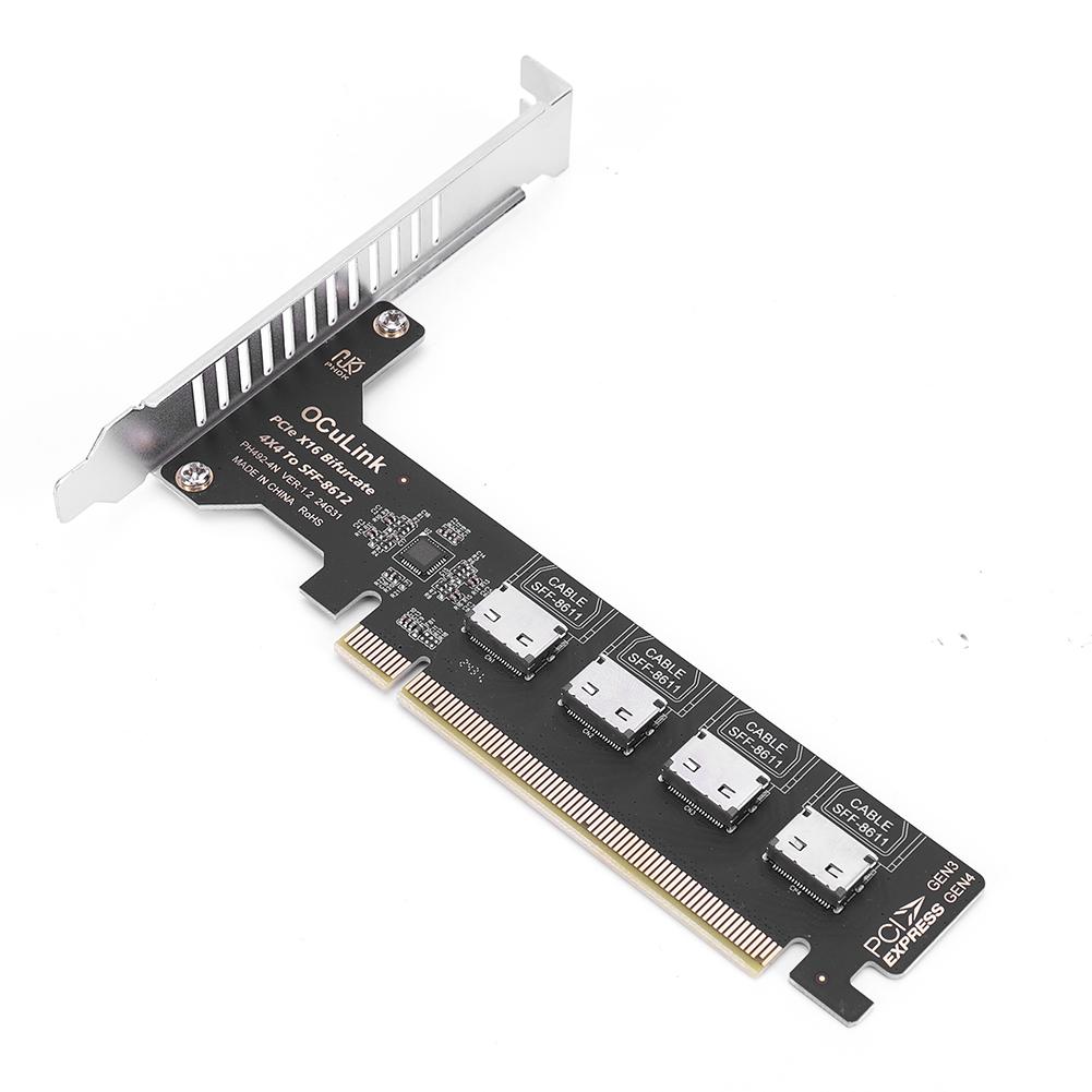 PCI-Express Bifurcation To SFF-8612 1/4X SFF-8612 SFF-8611 Internal Adapter for U.2 SSD EGPU External Graphics Card Dock