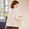 Pa Si Te Women's Plaid Lapel Casual Winter Coat
