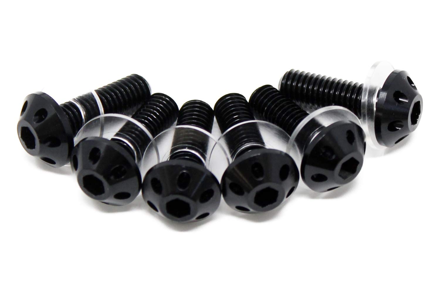

SSK Machined Aluminum Screen Bolts Set of 6 Black ASB0106BK 6 pieces чёрный