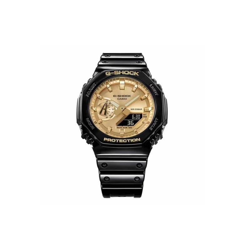 Casio Customized Watch Modified Series Farmhouse Oak Diamond-set Silver Waterproof GA-2100GB-1A GA-2100GB-1A(Watch3-GaiZhuang-YinXingZuanGangChunJin)