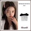 Korean Bow Hair Comb: Women's Versatile Wispy Bangs Hairpin Accessory