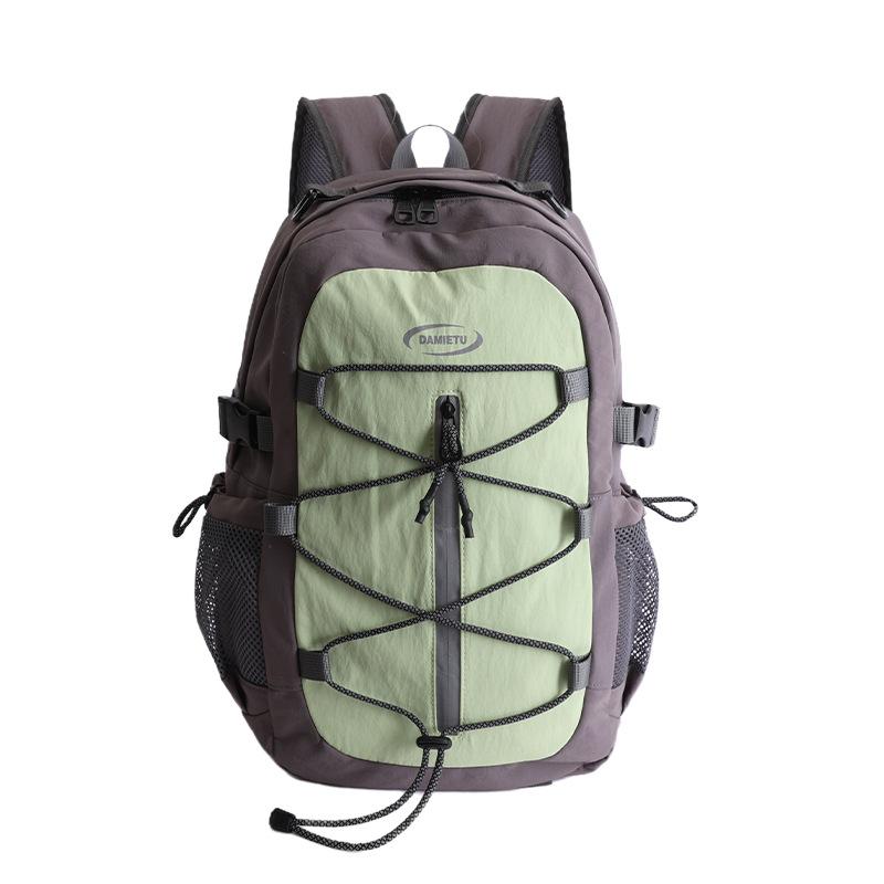 Schoolbag New Lightweight Men's Backpack Outdoor Hiking Mountaineering Bag Travel Cycling Backpack Commuter Large Capacity Backpack