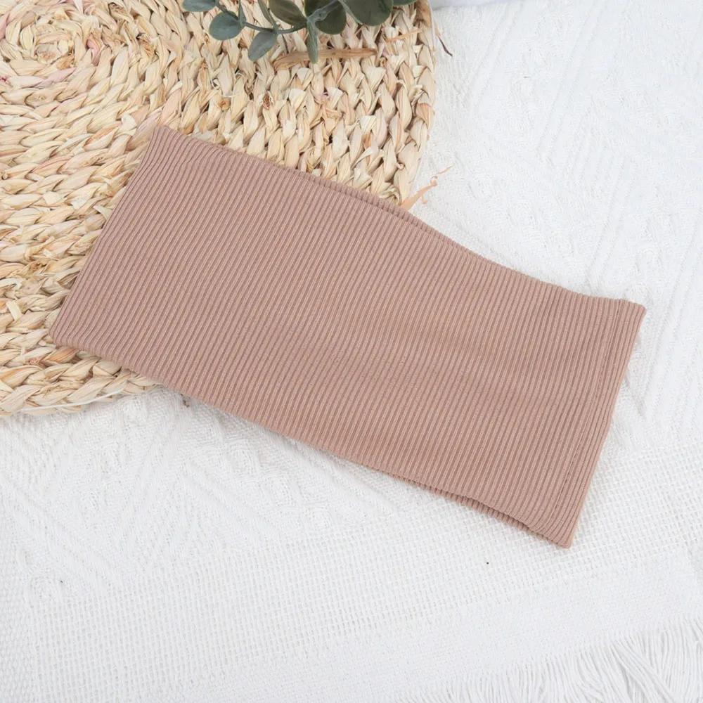 Wide Hair Bands Solid Color Elastic Headband Turban Makeup Hair Hoop Yoga Running Yoga Vintag Headwrap Hairstyles Accessories