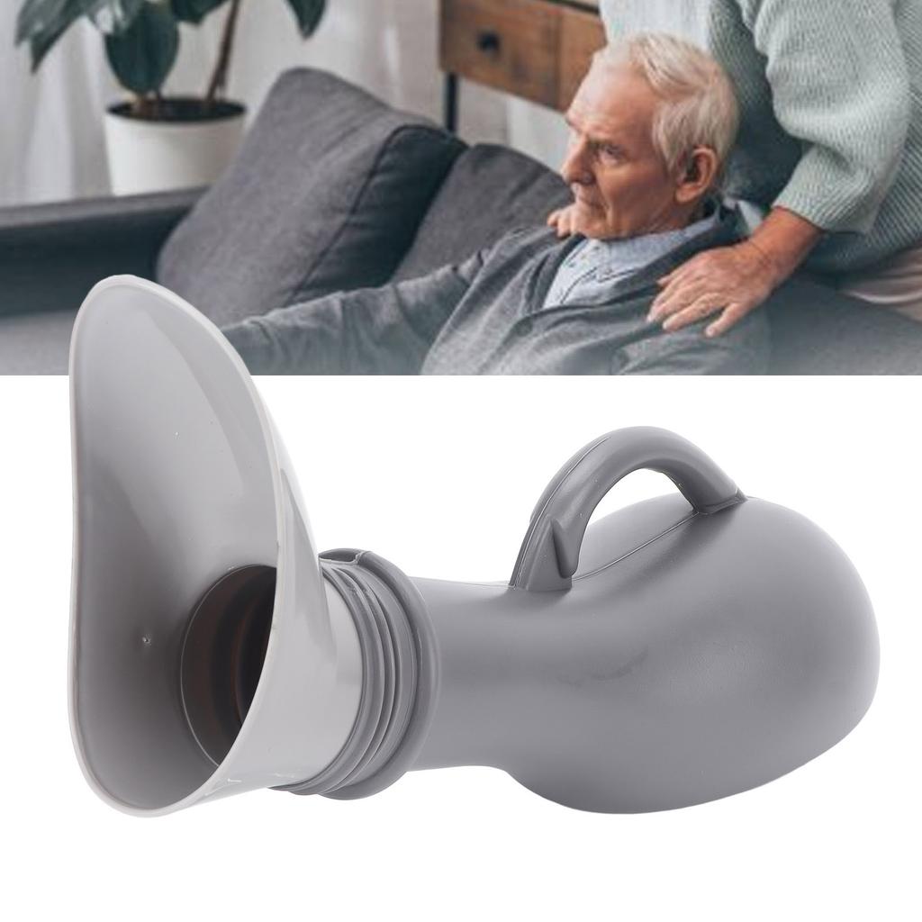 Men's Urinal Wide Openning Spill Proof Handle Male Urinal Bottle for Elderly Bedridden Patient