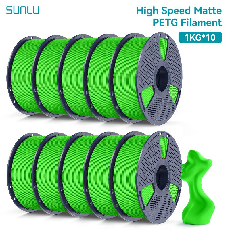 SUNLU 10KG ātrgaitas matēts PETG pavediens