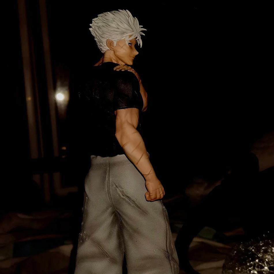 19CM Anime Jujutsu Kaisen Figure Season Satoru Gojo Awakening Flying Model Toy Collection Action Toys Doll Gifts PVC 2 Poseable Articulated Scale