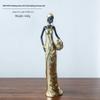 Modern Retro African Black Figurine Ornaments - Creative Soft Decor for Light Luxury Living Room