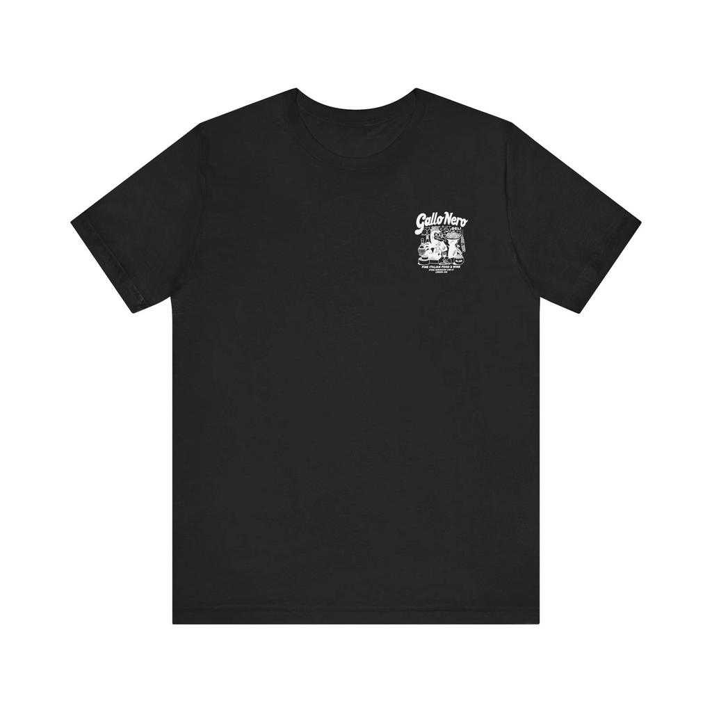 Gallo Nero English Italian Deli T-Shirt Italienisches Restaurant Shirt