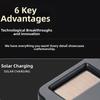 DIY Car Devil Eye Decorative Light Solar Cool EYE Ambient Lamp Gifts LED Warning Light