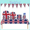Make Your Next Party Unforgettable With The Commemorative British Flag Party Supplies Set Perfect For All Occasions!