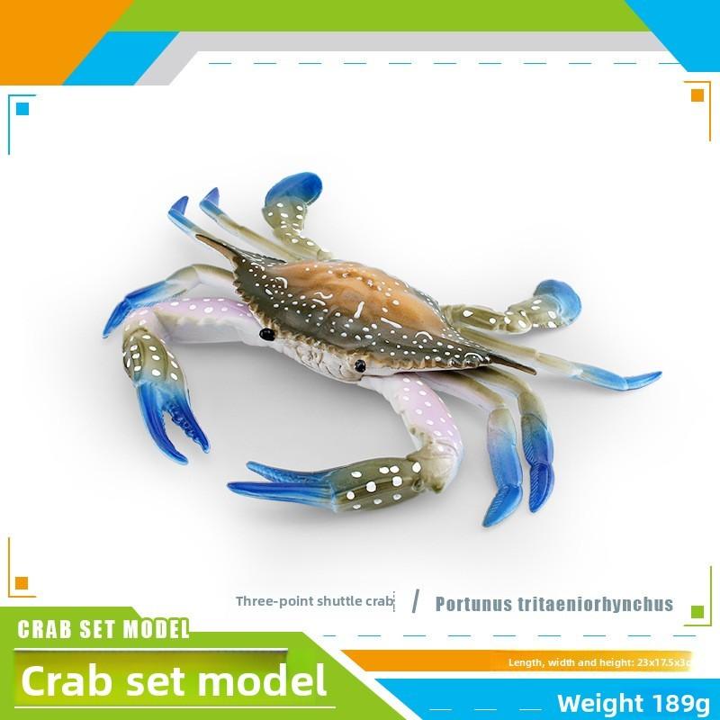 Large Pvc Marine Animal Model Crab Aquarium Ornament For Marine Life Decor