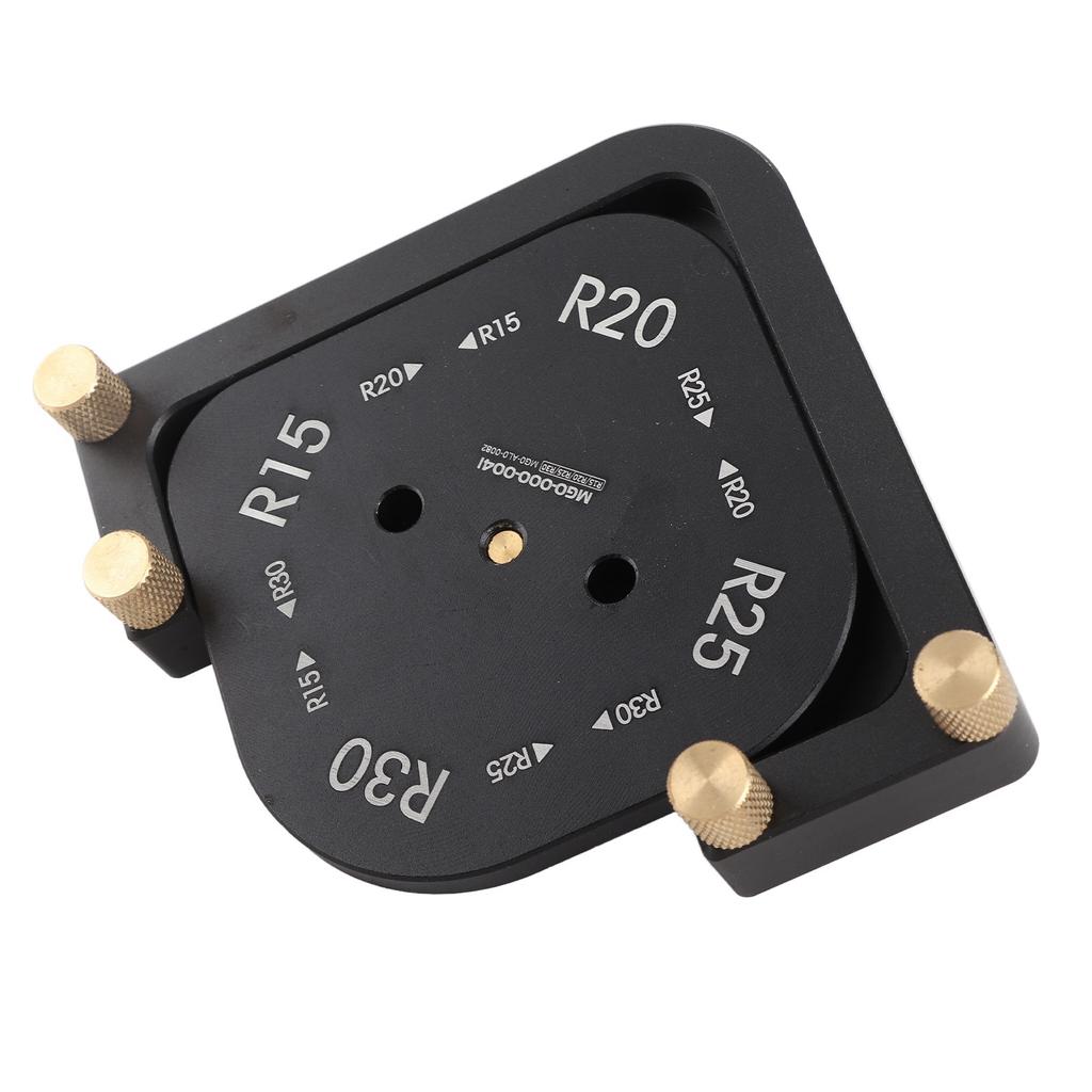 Eckenradius-Frässchablonen Aluminiumlegierung Langlebiger Fräser Frässchablonen für Holzbearbeitung