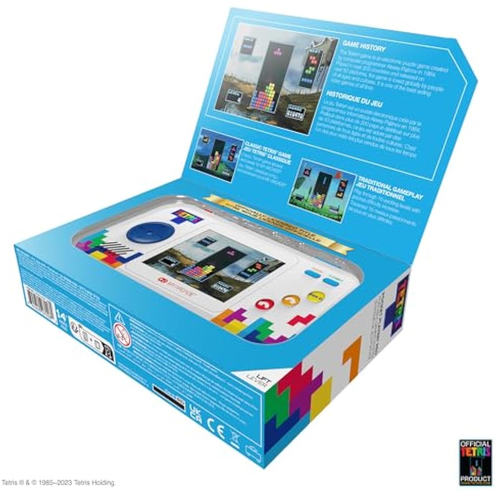 My Arcade Tetris Pocket Player Pro: Classic Tetris, Portable Video Game, Arcade 2.75" Display Kid...