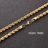 3/5/7/9/11MM Cuban Chain Necklaces for Men Women,Stainless Steel Curb Link Chain Collar,Zircon Gift for Dad Husband BFF