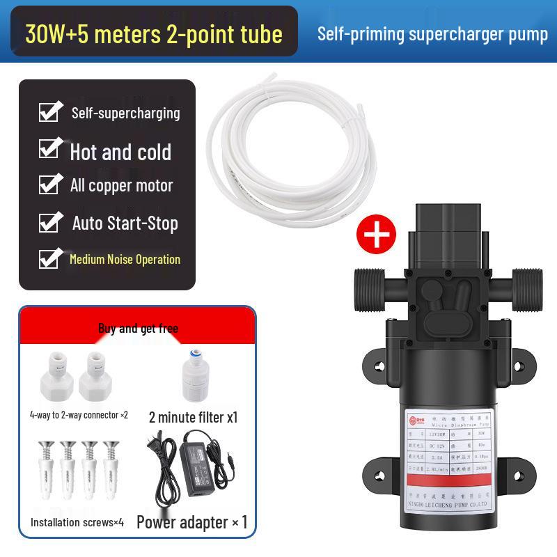 Leishi Tai Self-Priming Household Water Purifier Booster Pump - Mini Automatic Diaphragm Pump