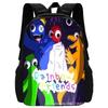 Kids Cartoon Backpack Elementary School Students Large Capacity Ergonomic Design Cotton Lining Oxford Fabric